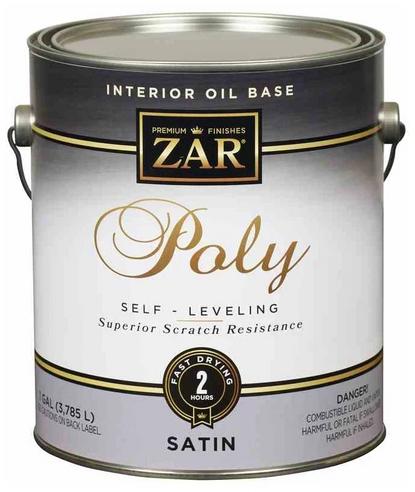 Полиуретановый лак для внутренних работ ZAR Interior Oil Base Poly