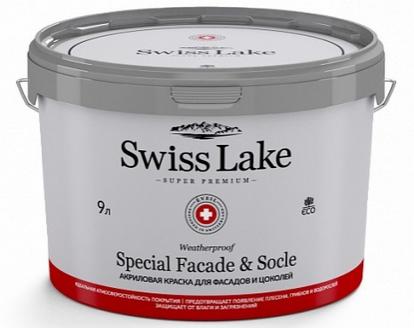 Краска для фасадов и цоколей Special Faсade & Socle, Swiss Lake