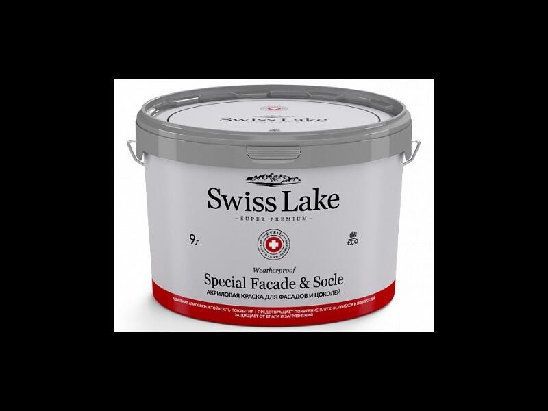 Краска для фасадов и цоколей Special Faсade & Socle, Swiss Lake