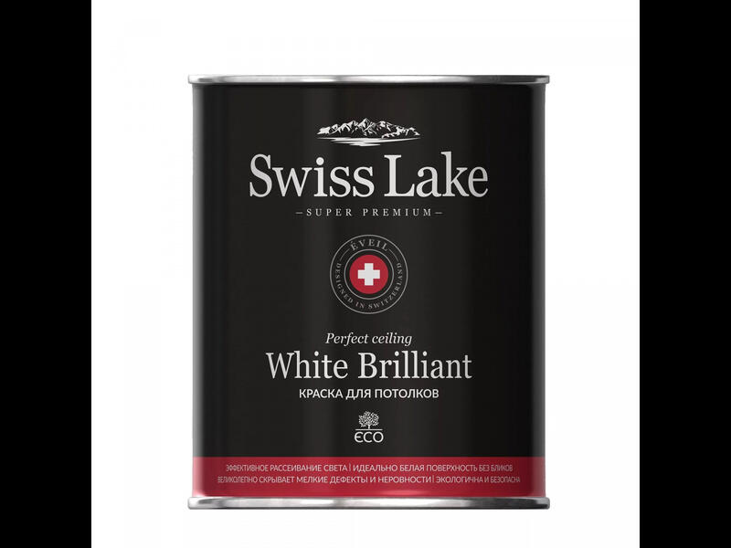Краска для потолка White Brilliant, Swiss Lake