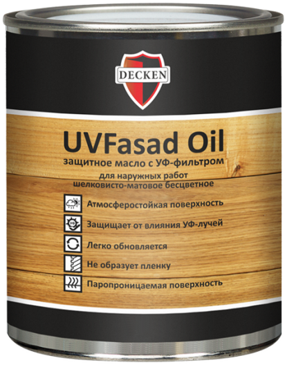 Фасадное масло DECKEN UVFasad Oil