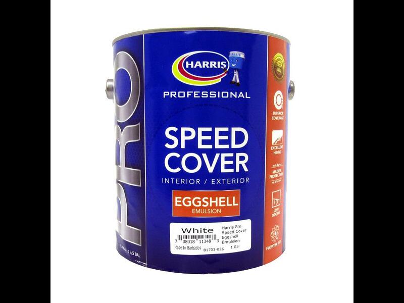 Акриловая краска для внутренних и наружных работ Harris Pro Speed Cover  Eggshell