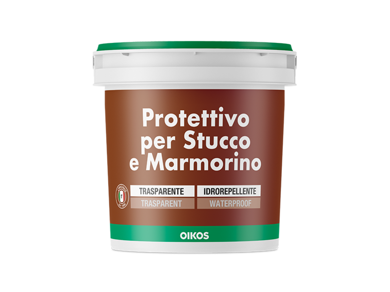 Состав защитный для декоративных штукатурок Protettivo Stucco e Marmorino Oikos