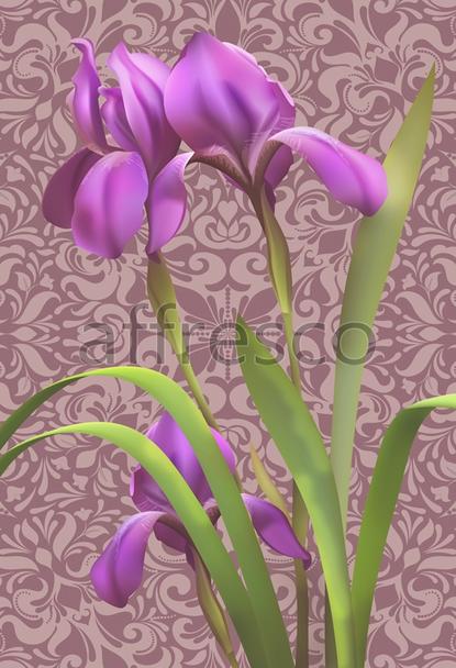 Фиолетовые ирисы,  арт. 7187