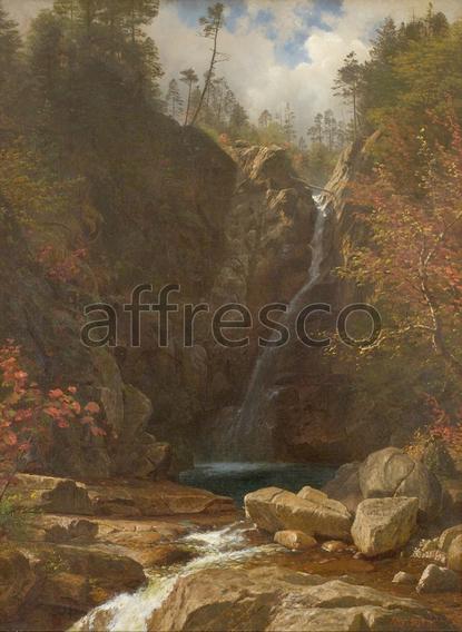 Картина: Альберт Бирштадт, Водопад Глен Эллис