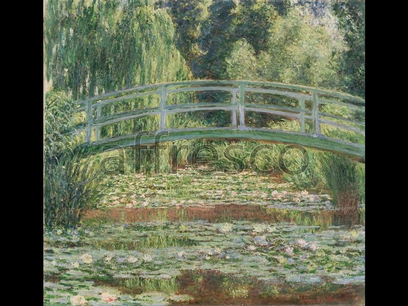 Картина: Клод Моне, Японский мостик (Мост над прудом с водяными лилиями)