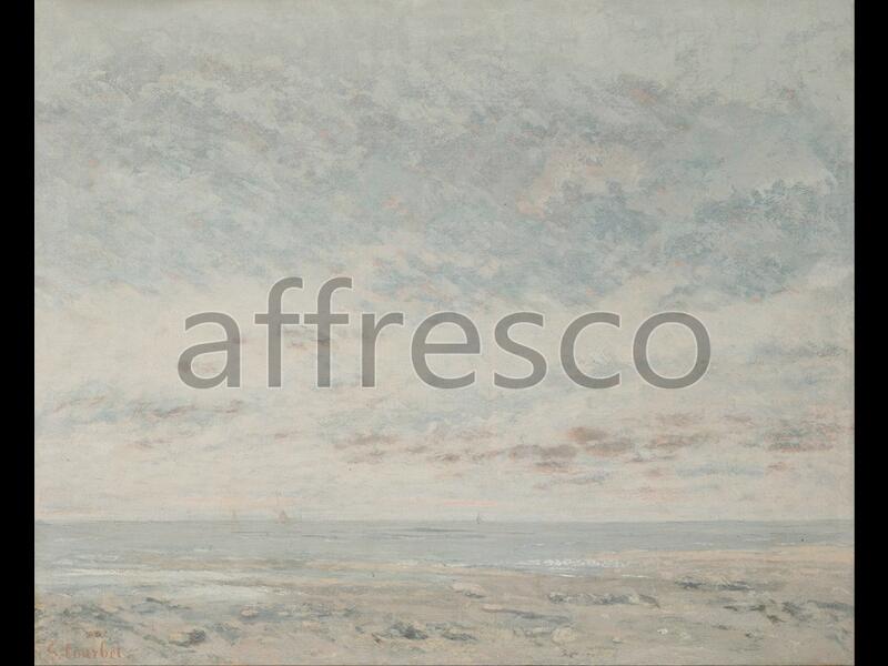 Картина: Gustave Courbet, Low Tide at Trouville