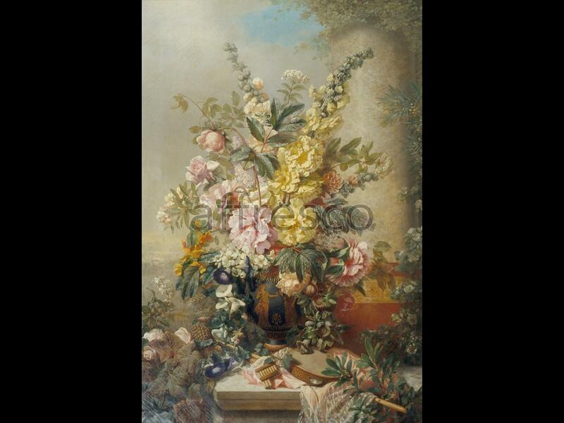 Картина: Josep Mirabent Large, Vase with Flowers