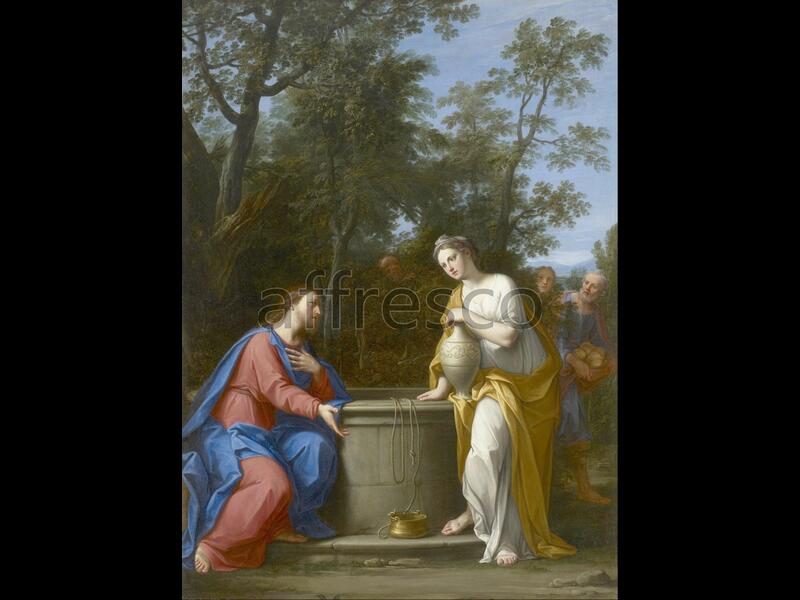 Картина: Франческини Маркантонио, Христос и женщина из Самарии