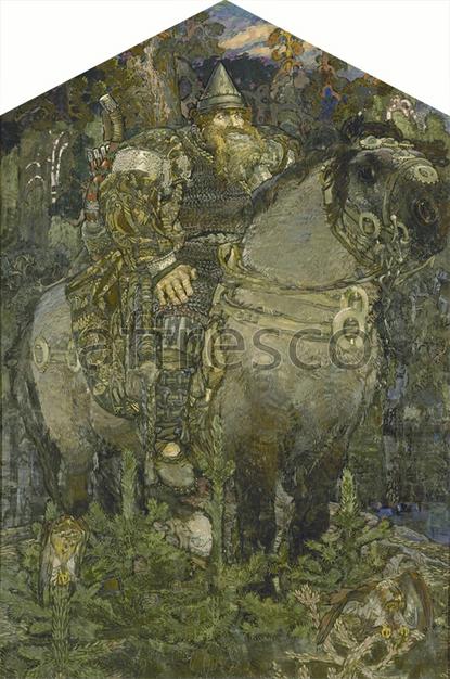Картина: Михаил Врубель, богатырь, Русский богатырь