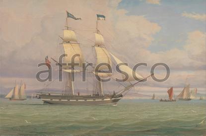 Картина: William Clark, The English Brig Norval before the Wind