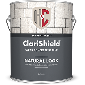 Лак для камня и бетона H&C ClariShield Solvent-Based Natural Look Clear Concrete Sealer