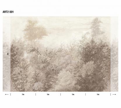 Обои флизелиновые Loymina Южный лес ART2 001 коллекции Пейзаж