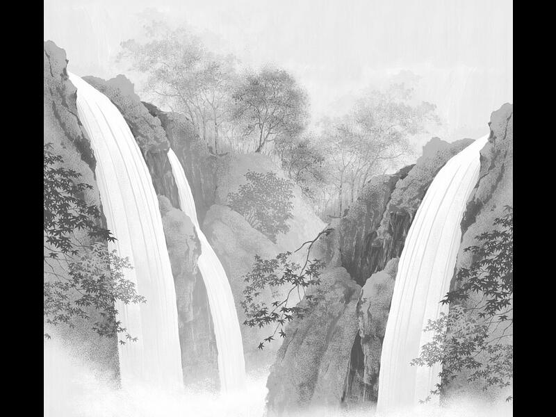 Обои флизелиновые Loymina Водопад ART5 011 коллекции Пейзаж