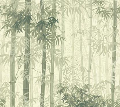 Обои флизелиновые Loymina Бамбуковая роща ART6 005 коллекции Пейзаж