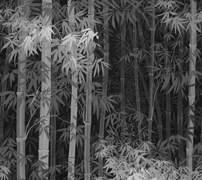 Обои флизелиновые Loymina Бамбуковая роща ART6 011 коллекции Пейзаж