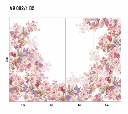 Обои флизелиновые Loymina French bouquet V9 002/1 B-2 коллекции Classic vol. II