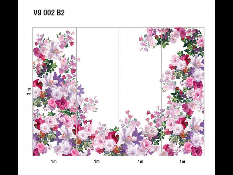 Обои флизелиновые Loymina French bouquet V9 002 B-2 коллекции Classic vol. II