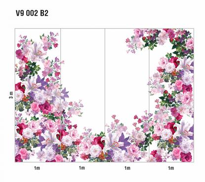 Обои флизелиновые Loymina French bouquet V9 002 B-2 коллекции Classic vol. II