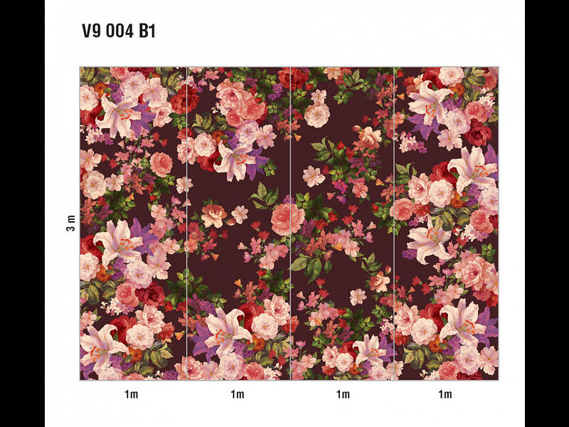 Обои флизелиновые Loymina French bouquet V9 004 B-1 коллекции Classic vol. II