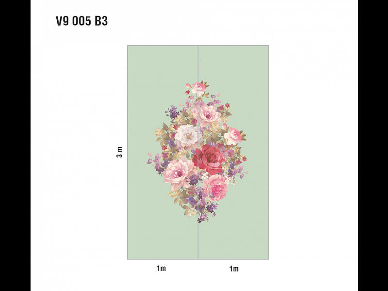 Обои флизелиновые Loymina French bouquet V9 005 B-3 коллекции Classic vol. II