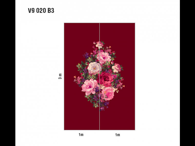 Обои флизелиновые Loymina French bouquet V9 020 B-3 коллекции Classic vol. II