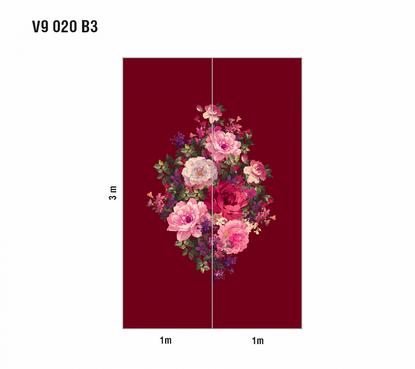 Обои флизелиновые Loymina French bouquet V9 020 B-3 коллекции Classic vol. II