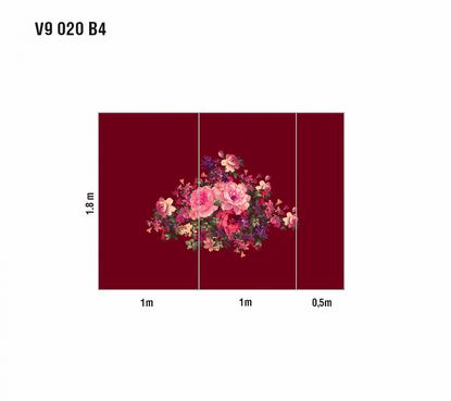 Обои флизелиновые Loymina French bouquet V9 020 B-4 коллекции Classic vol. II