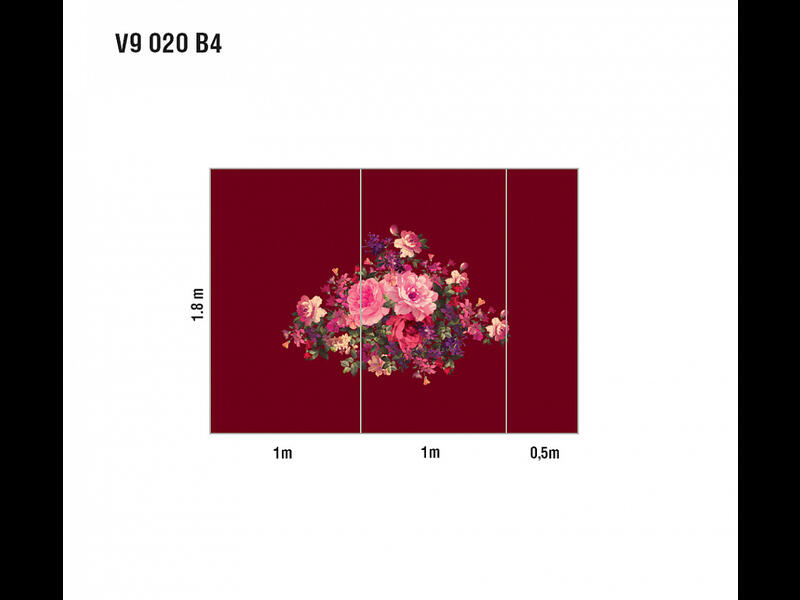 Обои флизелиновые Loymina French bouquet V9 020 B-4 коллекции Classic vol. II