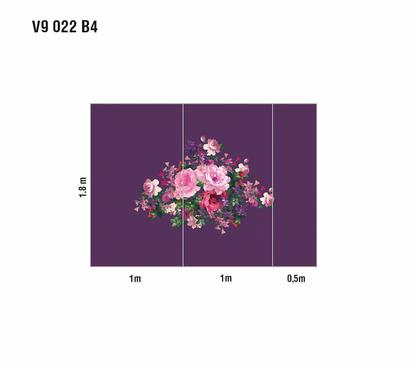 Обои флизелиновые Loymina French bouquet V9 022 B-4 коллекции Classic vol. II