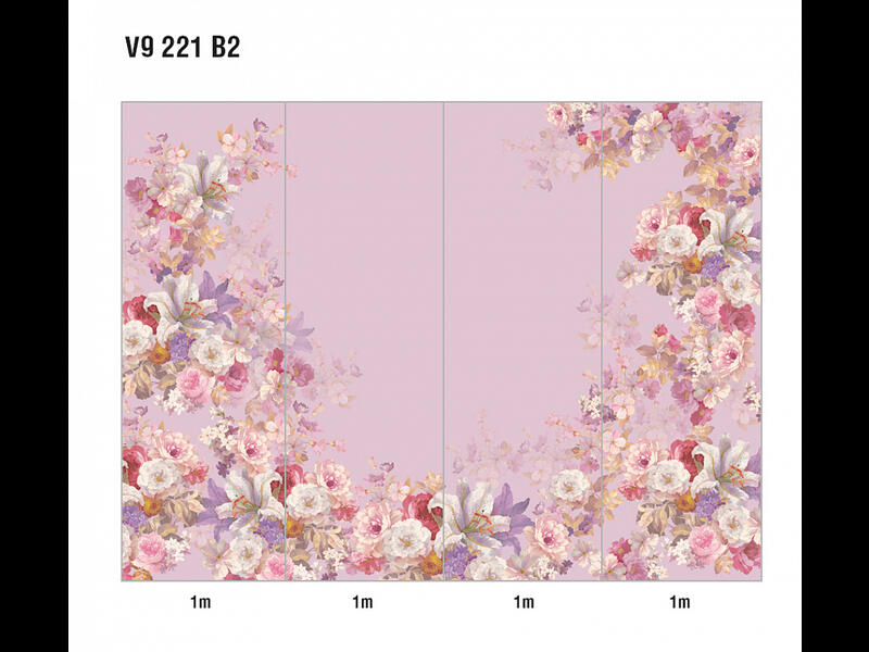 Обои флизелиновые Loymina French bouquet V9 221 B-2 коллекции Classic vol. II