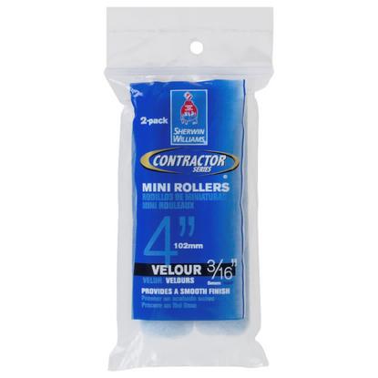 Мини-роллеры  Sherwin-Williams Contractor Series Velour Mini Rollers