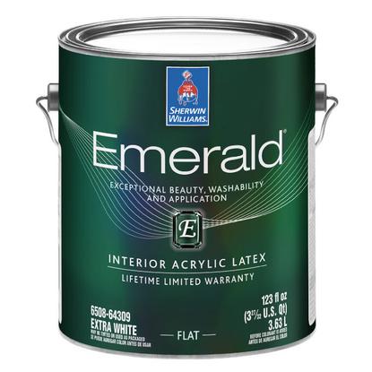 Краска для стен Sherwin Williams «Emerald Interior Acrylic Latex Paint Flat»