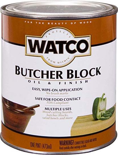 Масло для разделочных досок Watco® Butcher Block Oil & Finish